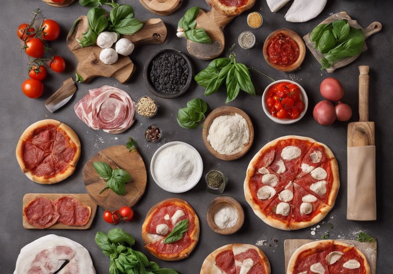 a pizza sitting on top of a pizza pan