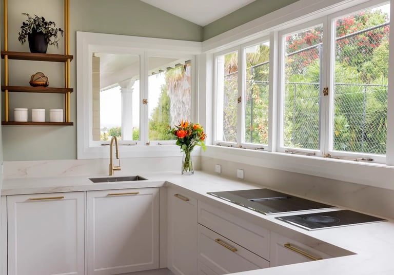 Kitchen renovation in Auckland Villa