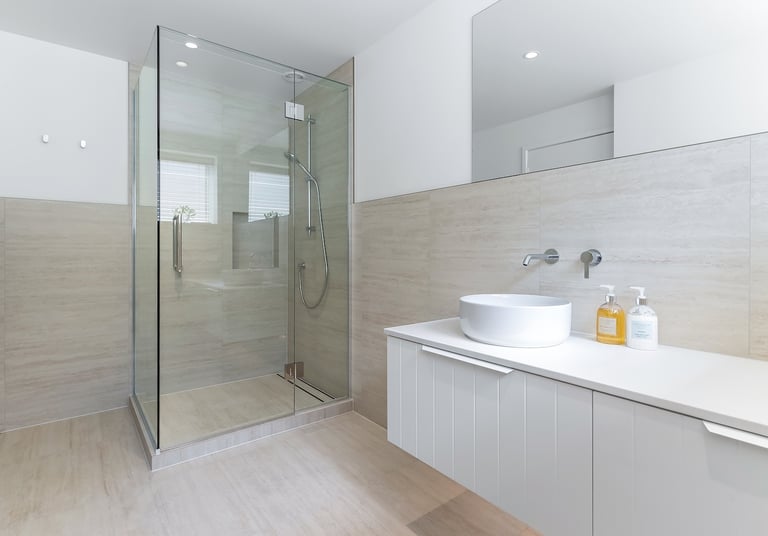 Modern bathroom renovation