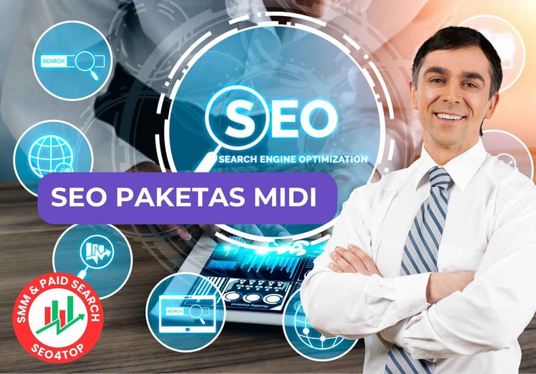 SEO paslaugos paketas MIDI