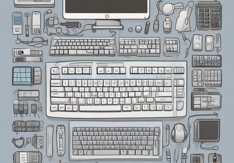 A sleek refurbished laptop open on a wooden desk with soft natural light.