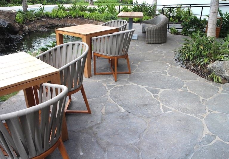 Basalt cafe flooring