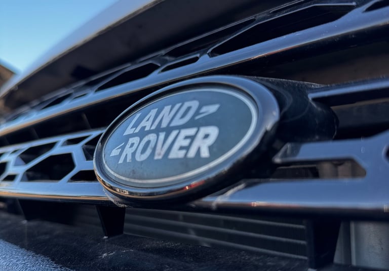 Land Rover loaner vehicle at Cargo collision center Houston, TX