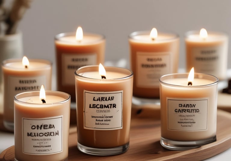 A collection of colorful art-inspired gifts displayed elegantly.