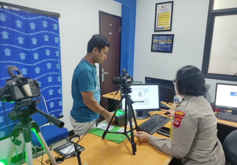 pemotoan sim polres bogor