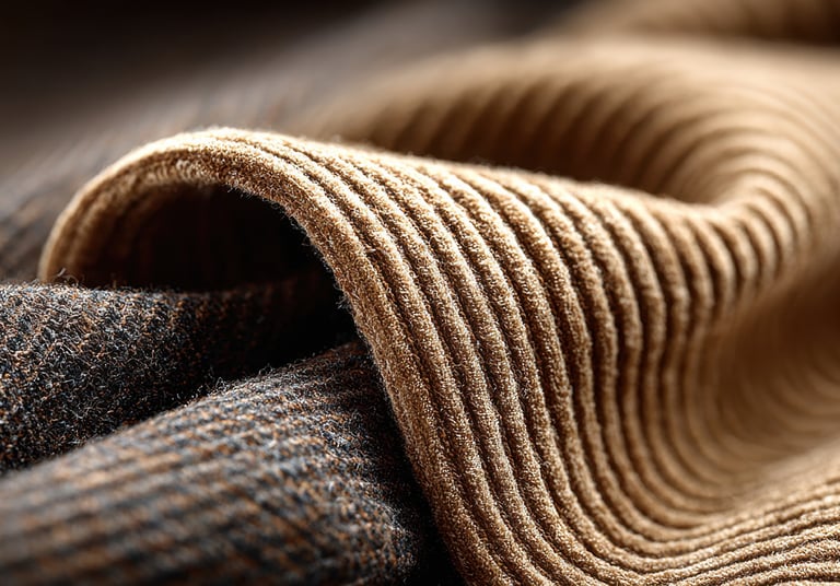 velours marron corduroy