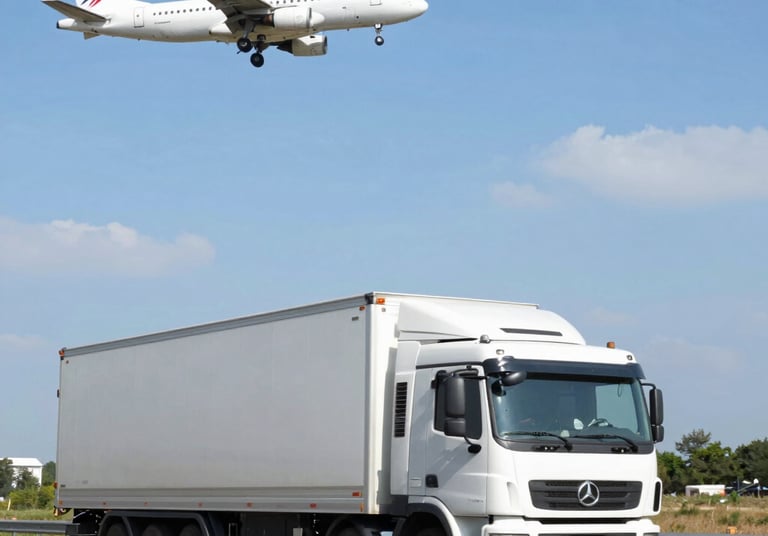 Close-up of a professional spray gun applying red paint on a metal surface.