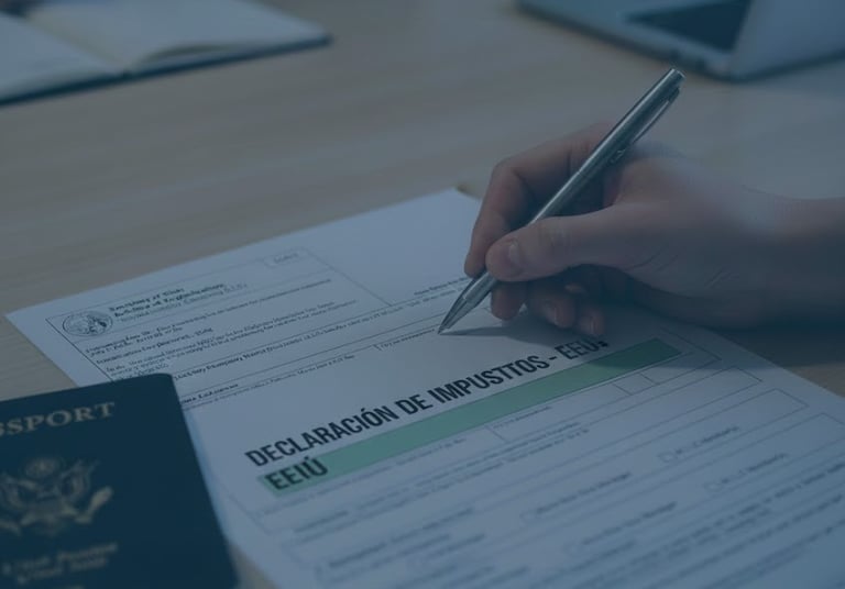 Declaración de impuestos / taxes personales y empresariales en Estados Unidos