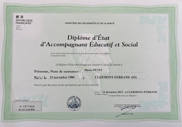 Diplôme DEAES