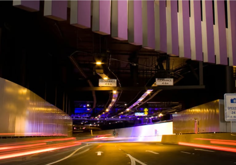 Portal of Airport Link tunnel Brisbane