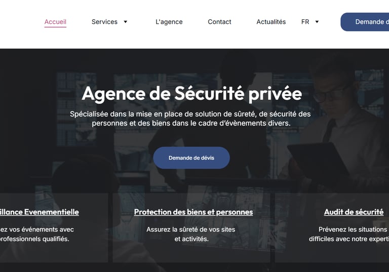 sep securite - site internet