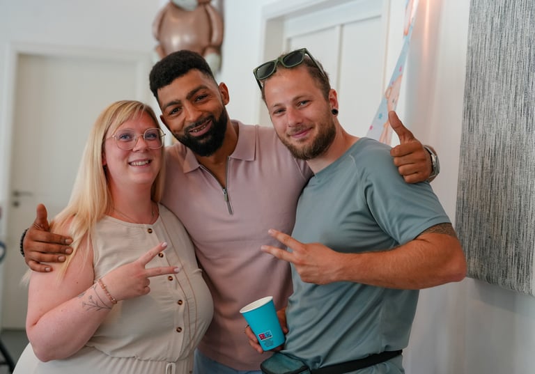 Photographie d'un gender reveal