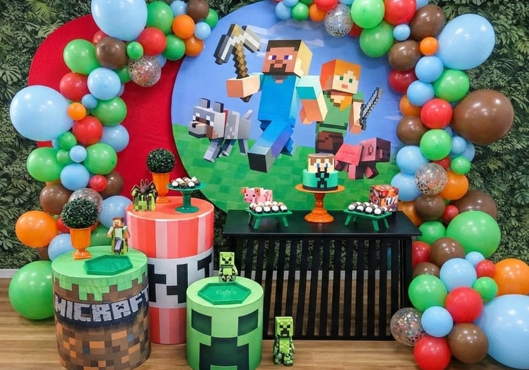 decoração minecraft