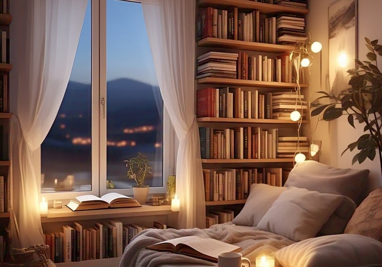 personal sanctuary for feeling calm, reduce stress and anxiety
