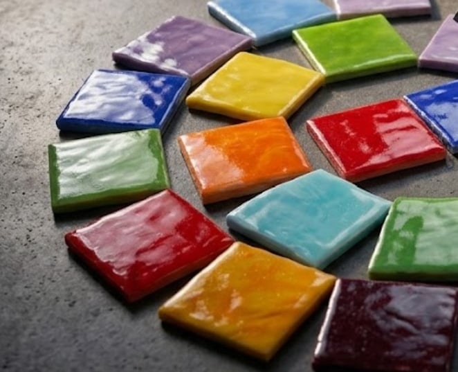 plaques de verre albertini colorées