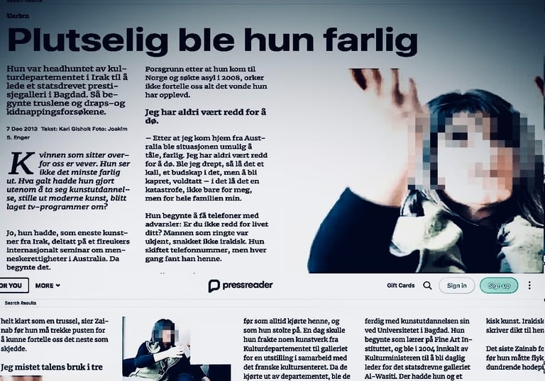 zainab-abdulkarim-oslo-skien, Varden.no-human-trafficking-salah-al-saadi-fredrikstad-norway