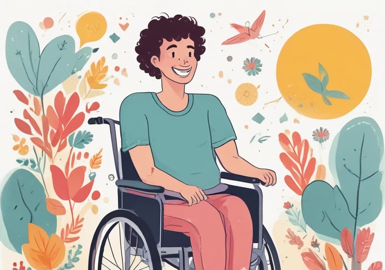 Close-up of legal documents related to health rights and treatments on a desk.