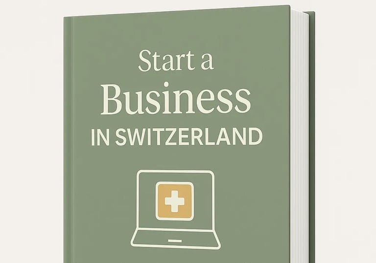 a book cover start a business in Switzerland