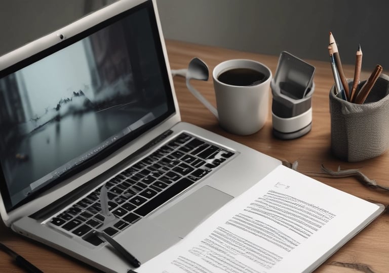 A promotional event with banners showcasing political and artistic personalities.