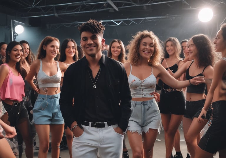 black blue and yellow textile