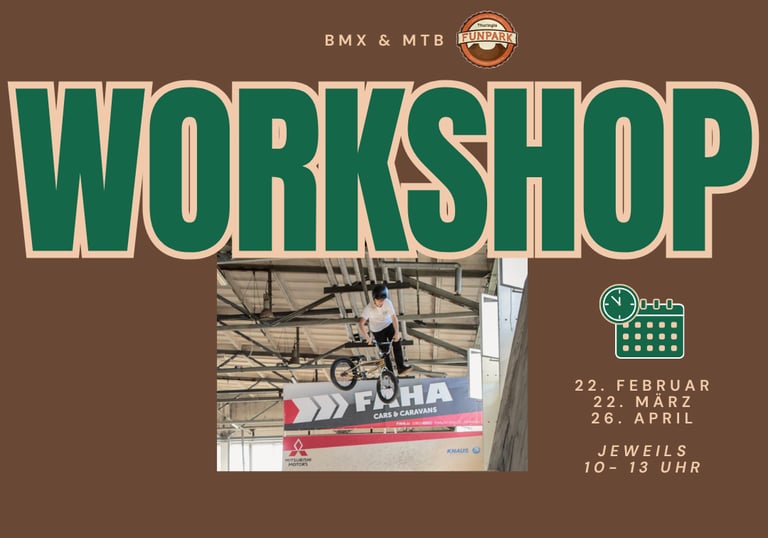 BMX & MTB Workshop Mühlhausen - biking Club einsteigerfreundlich - Thuringia funpark