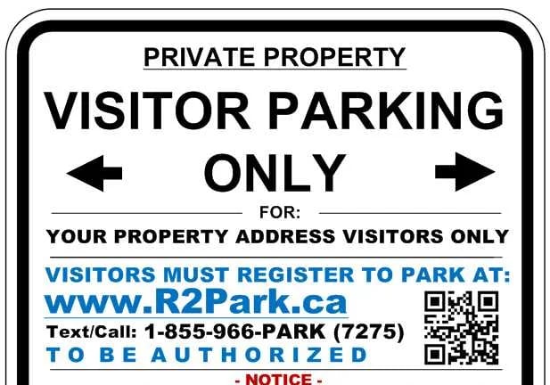 Parking Sign Packages Available