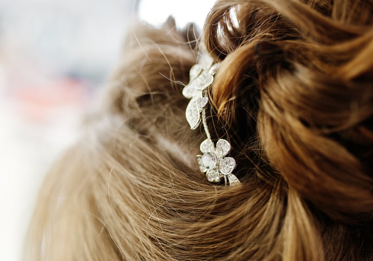 clip Professional bridal hair styling  - Wedding hair services at Just Teasin Brookfield