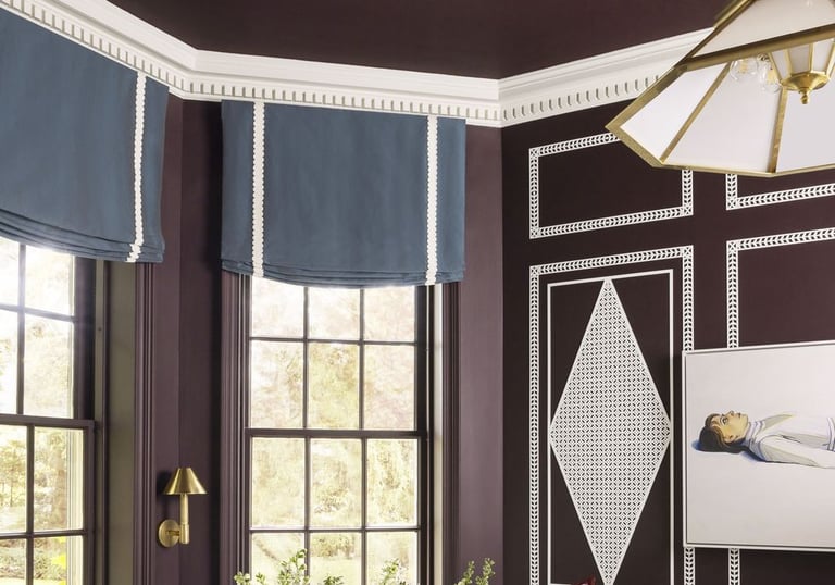 a living room with a couch and a chair