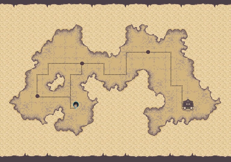 burakku jakku samurai map