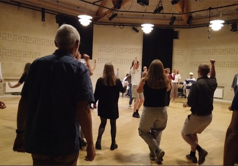 Workshop i Folkedans til erhvervsevents med Andreas Asmild
