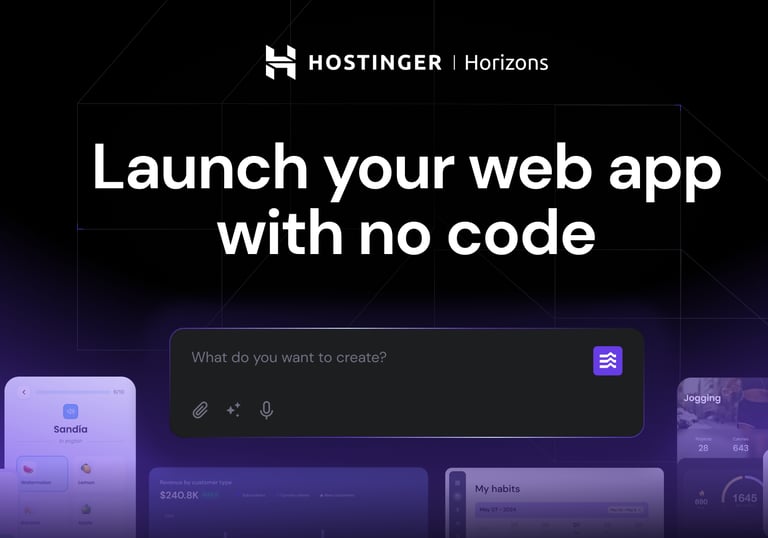 Hostinger, tạo trang web bằng AI không cần biết lập trình