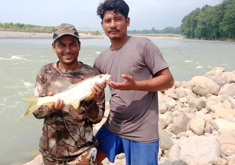 fishing trophy in Bardiya