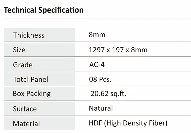 goals trend flooring technical specification 