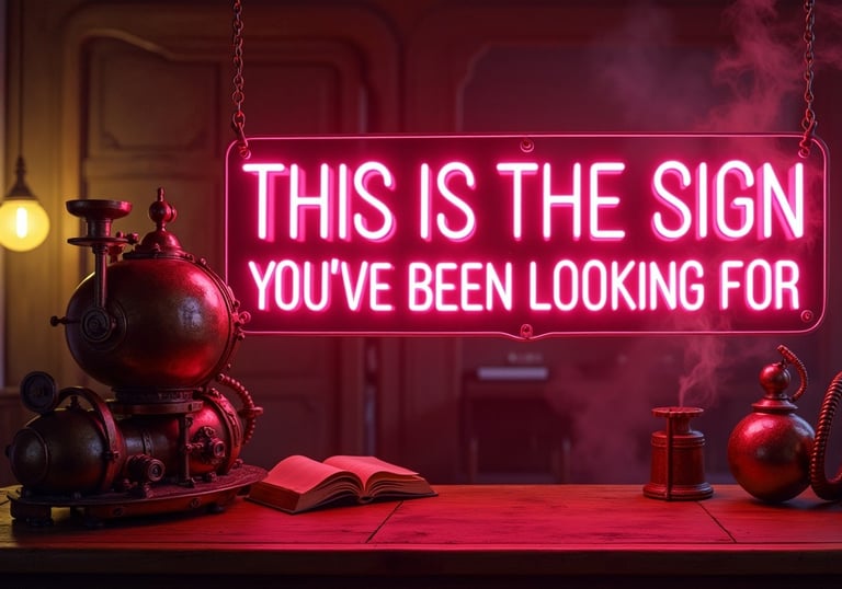 The Sign You've Been Looking For