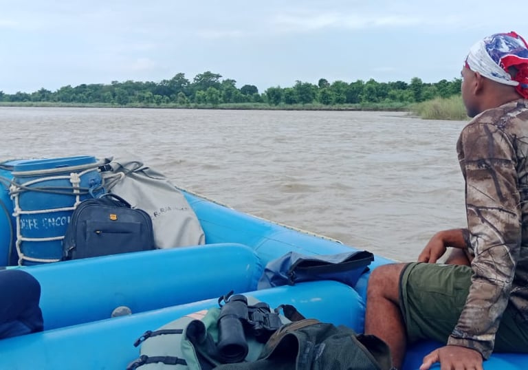 daman on the Bardiya national park river