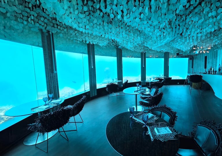 Niyama Maldives subsix underwater restaurant