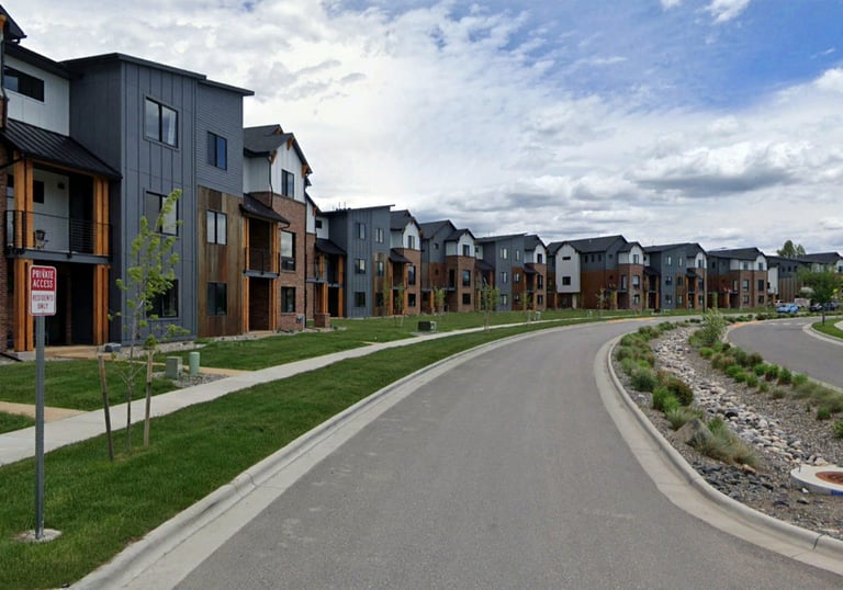 a playground with a slider and a slider