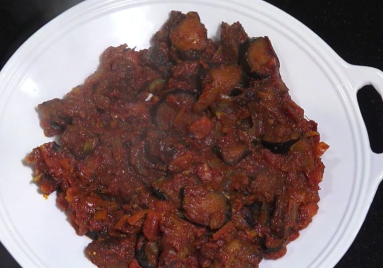 Arabic-Style Dry Beef and Eggplant Recipe