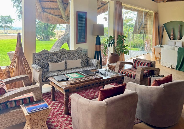 Solio Lodge Kenya common area