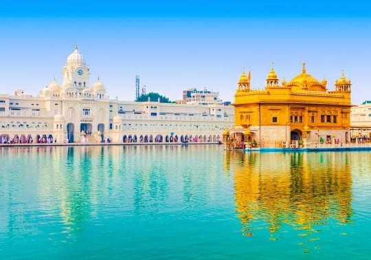 a golden temple Amritsar in india
