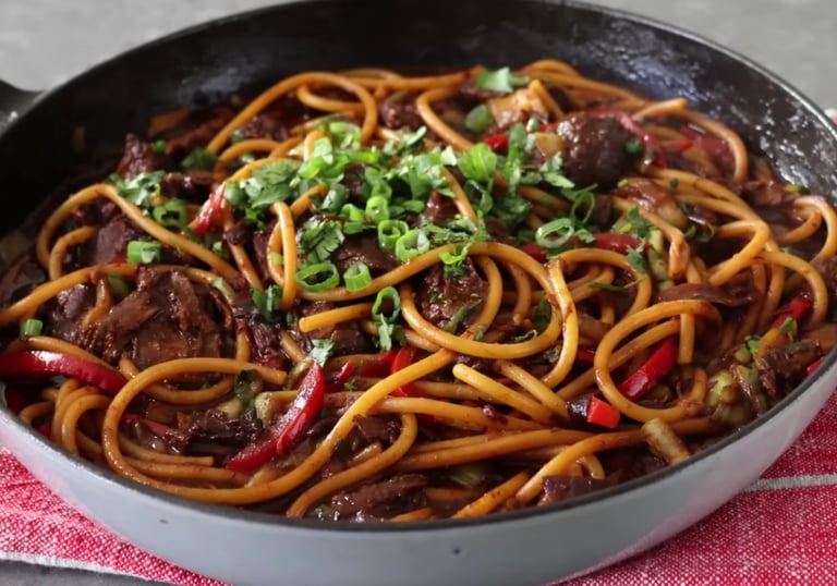 Miso Beef Noodles – A Flavorful Fusion Dish