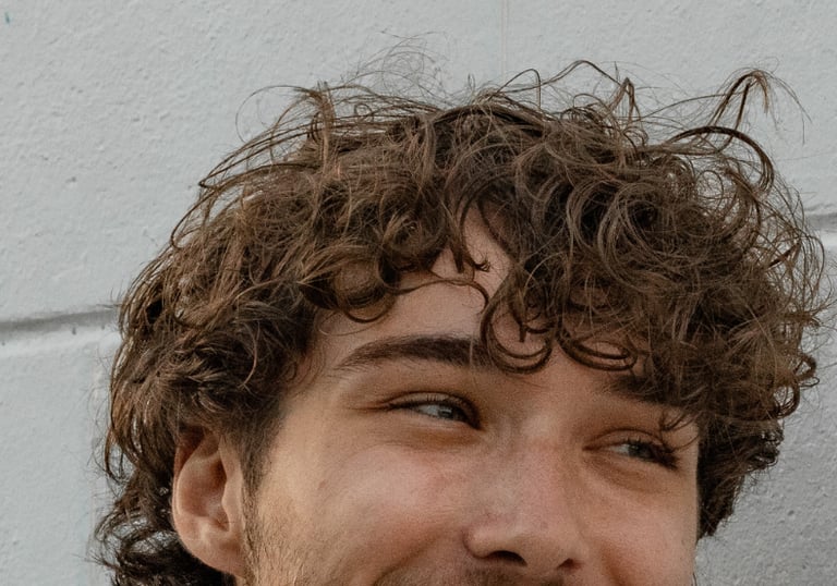 Men's textured perm hairstyle - Men's perm services Brookfield IL