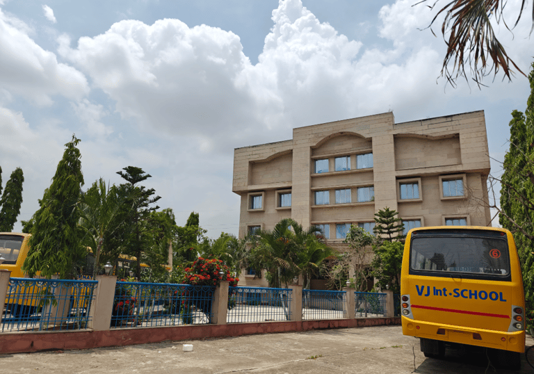 VJ Sachdeva School with Bus
