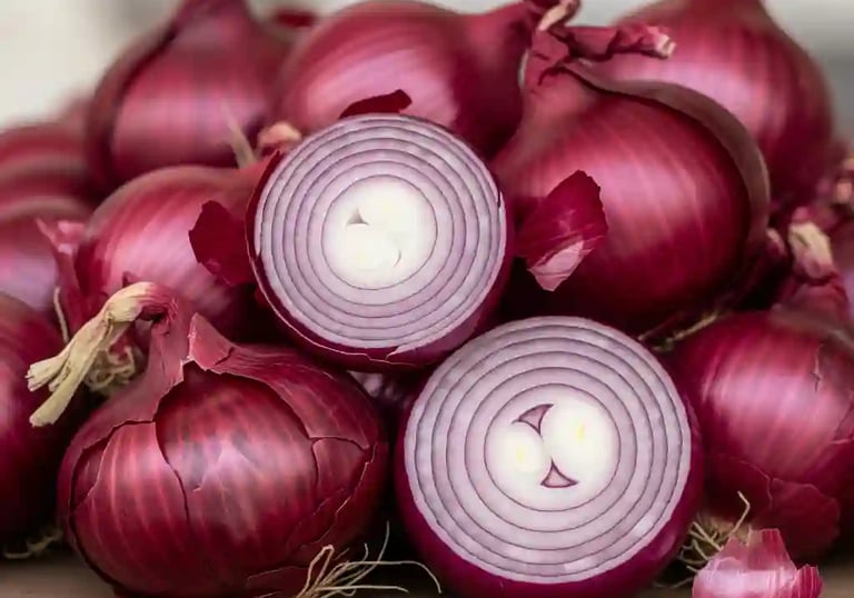 fresh red onion