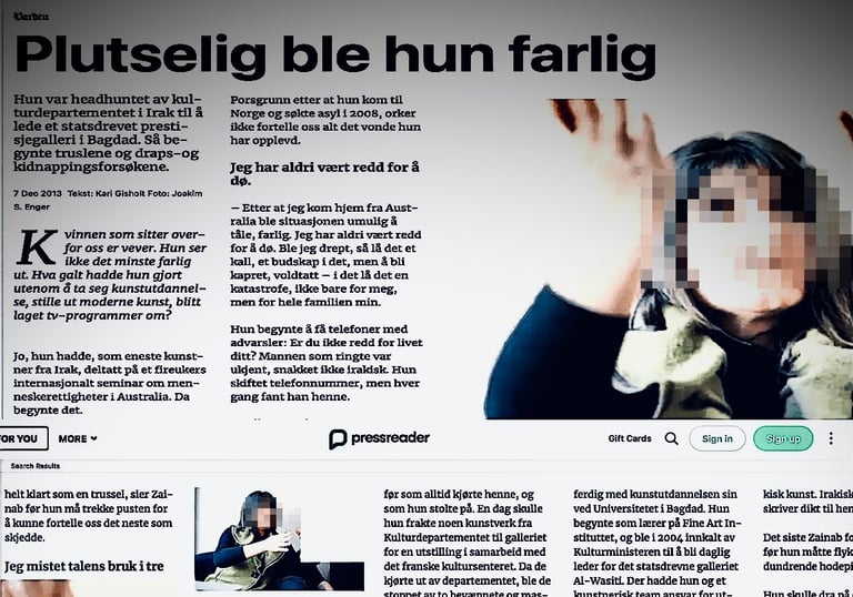 Human trafficking Zainab Abdulkarim ali, oslo ,skien, salah al saadi, fredrikstad norway