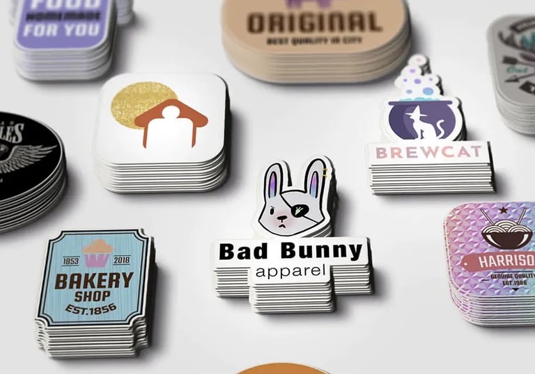 Custom stickers merchandise