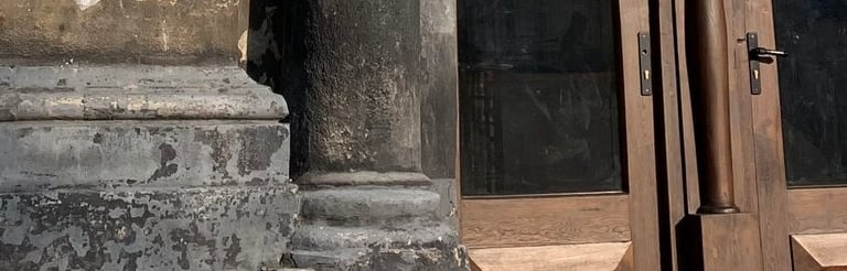 Entrance to the library