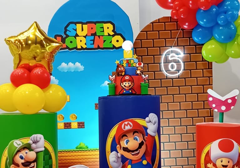 Allestimento per festa di compleanno