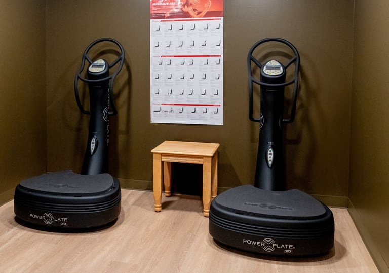 Whole Body vibration for circulation, lymphedema, post recovery soreness, back pain, and balance.