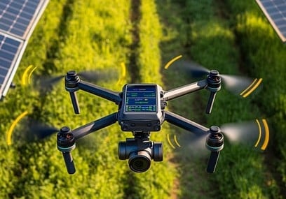 solar thermography drone